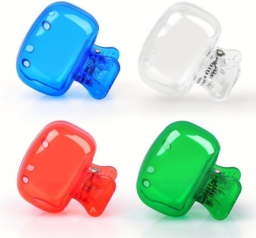 10 Pcs Toothbrush Covers Head Cap, Plastic Toothbrush Head Cover, Toothbrush Protector Clip for Family, Tooth Brush Travel Case Compatible with Manual and Electric Toothbrush (Style 1, One Size) image number 2