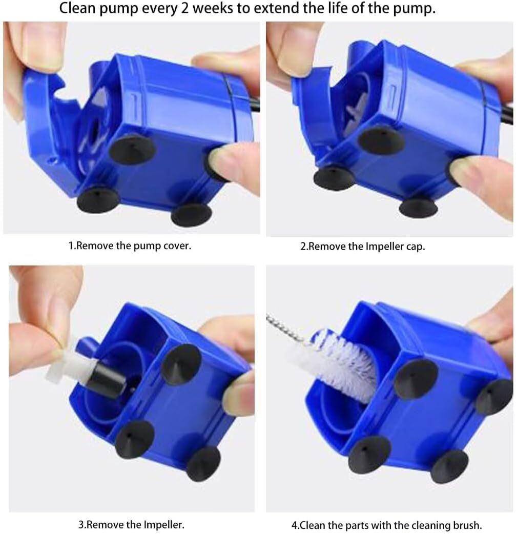 Cat Water Fountain Pump, Pet Water Fountain Pump Replacement Pump DR-DC160 Motor for for Round, Cubic, Flower Cap Cat Fountain image number 2