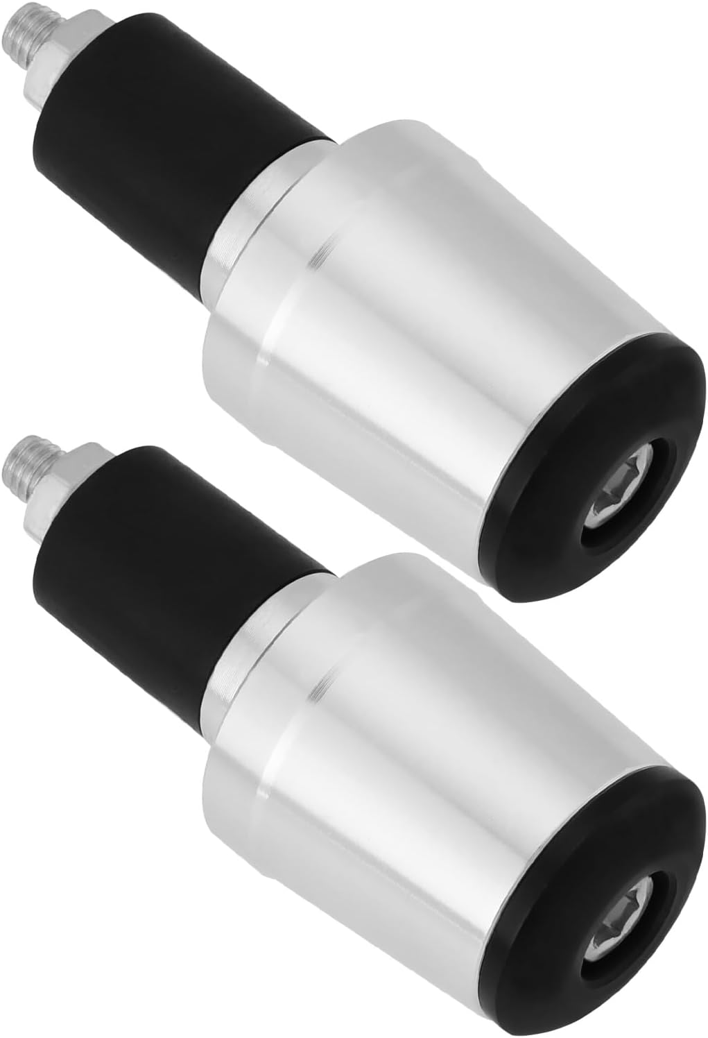 LT Easiyl 1 Pair Motorcycle Handlebar End Plug 7/8 Inch 22Mm Motorcycle Handlebar Ends Handlebar Grips Bar End Plugs for Motorbike Dirt Bike Scooters