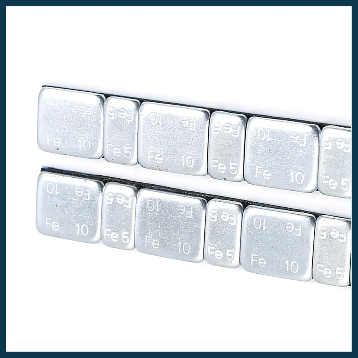 TUCKBOLD 60G 2.1Oz Motorbike Car Wheel Balance Weights 124 X 18Mm 2Pcs Automotive Parts image number 4