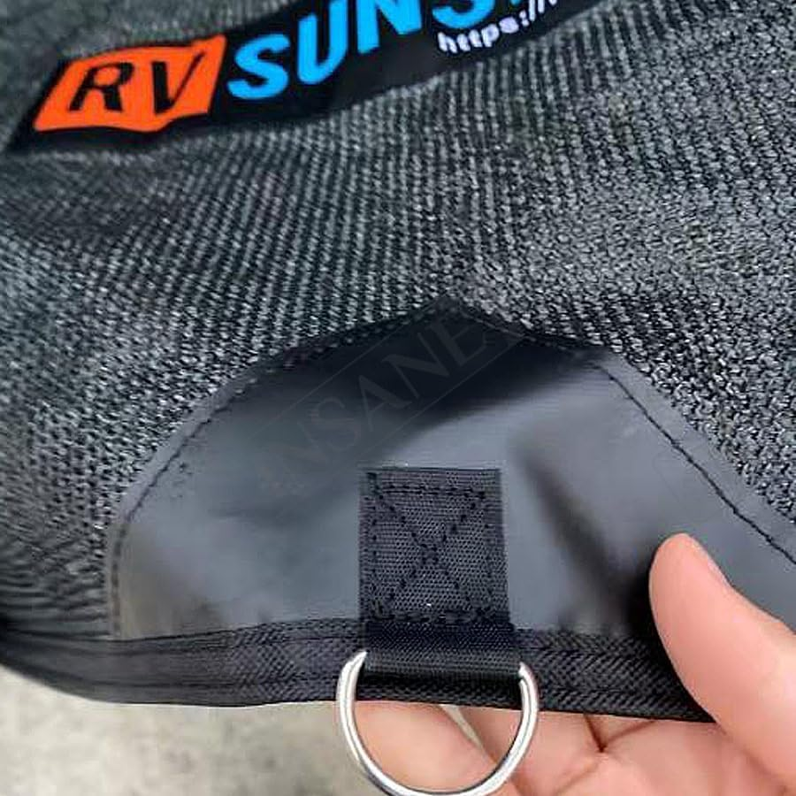 Caravan Privacy Screens (Black, 4.9X2.2M)