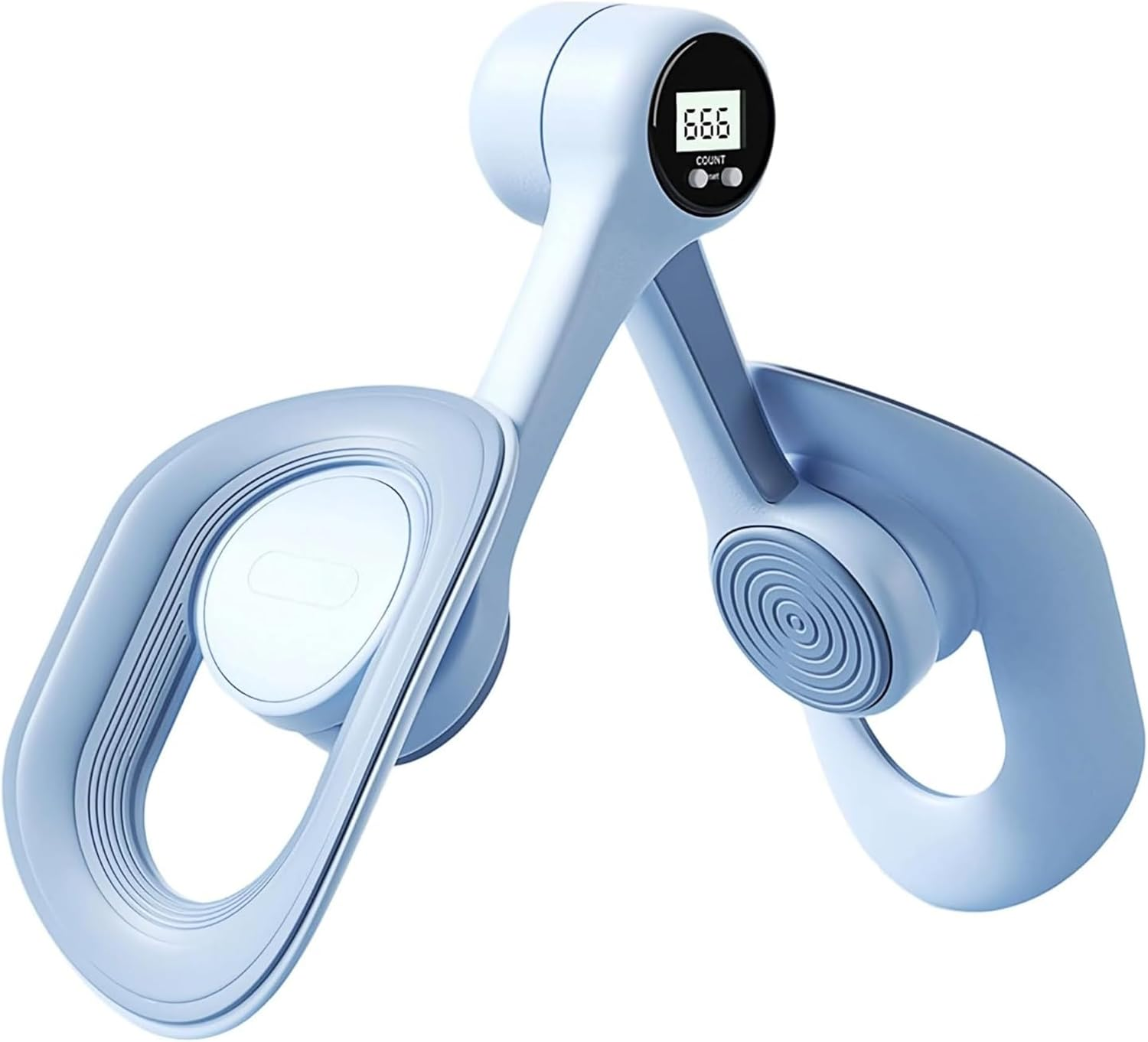 Uoffis Floor Trainer for Women, Thigh Trainer, 360&deg;Rotation Portable Screen Display Count for Home Fitness