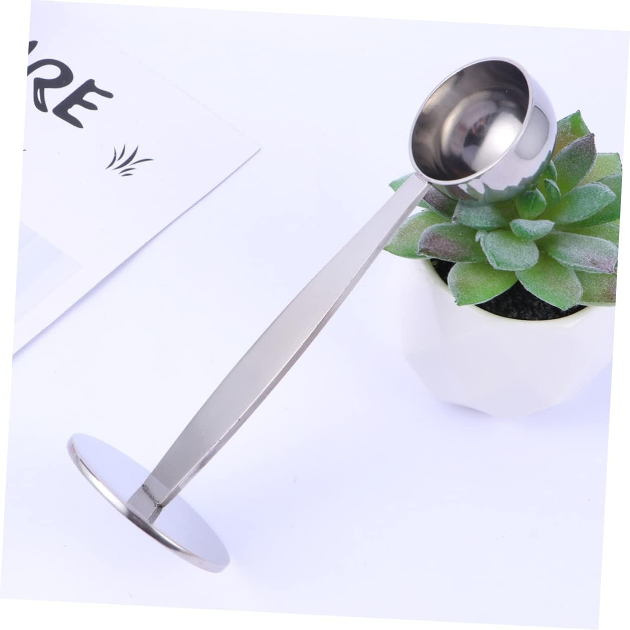 LIGIGWASH 10G Espresso Tamper Spoon and Coffee Measure Scoop Stainless Steel Dual Function Tool for Ground Coffee Cocoa and Tea Easy to Clean and Dishwasher Safe image number 6