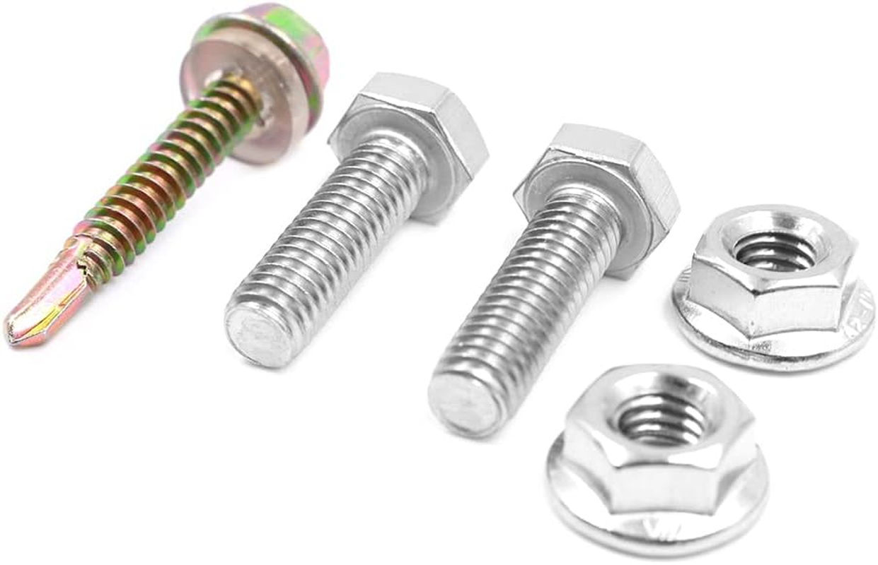 2 Sets of ZONADA Solar Panel Z Type Fixing Mounting Brackets Kit with Mounting Accessories Aluminum Alloy for Motorhome Caravans Yacht Sheds Home Roof Installaions image number 3