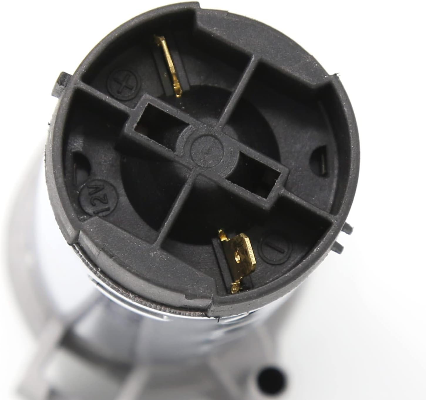 Camsoc 12V Air Compressor for Trucks, Cars, Horn Kit - Silver Plastic image number 3