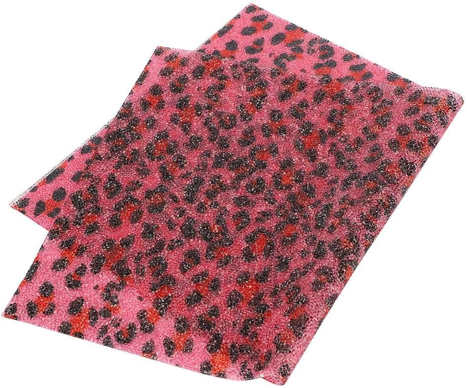 Bright Color Nail Art Table Mat, Material Durable Manicure Hand Holder, Home Beauty Shop Nail Art Salon(07-Pink Leopard Print)