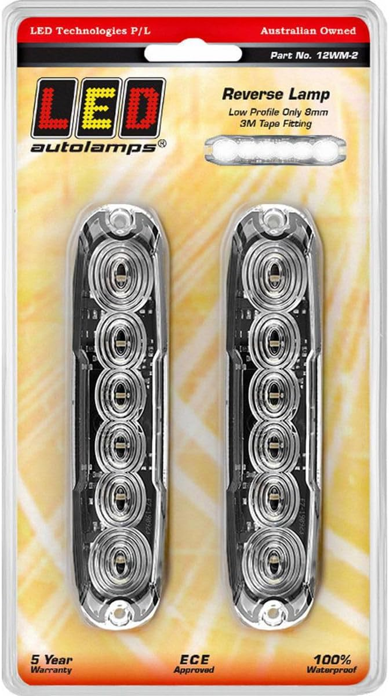 LED Autolamps 12 Series 12-24V Reverse Lamp Blister Pack, 131 Mm X 30 Mm X 8 Mm Size image number 3