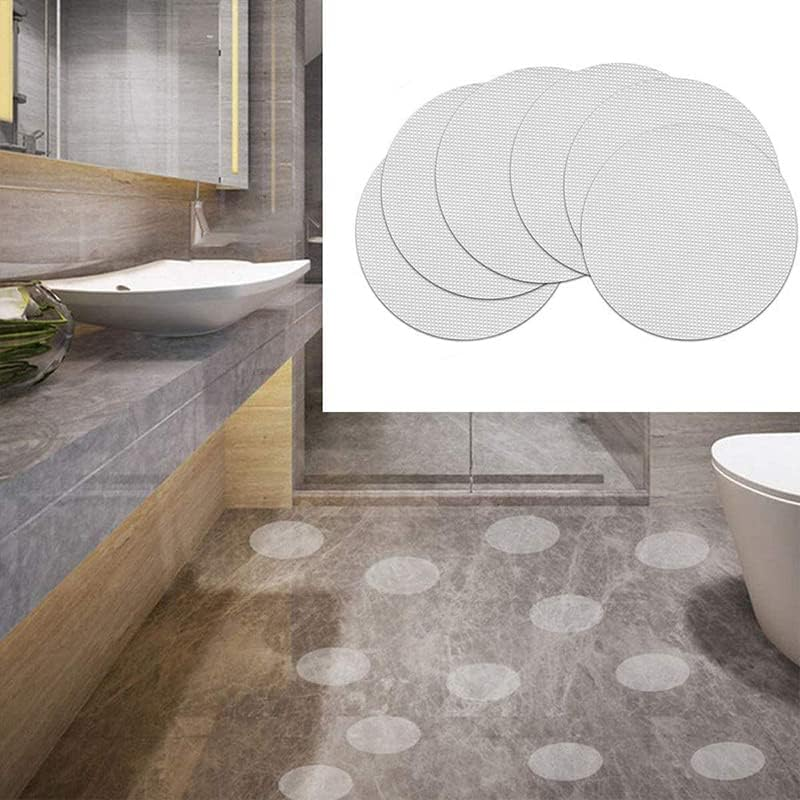 AIMALL 10X Bathroom Non-Slip Stickers, Clear, Textured, Anti-Skid Bath Shower Safety Stickers image number 1