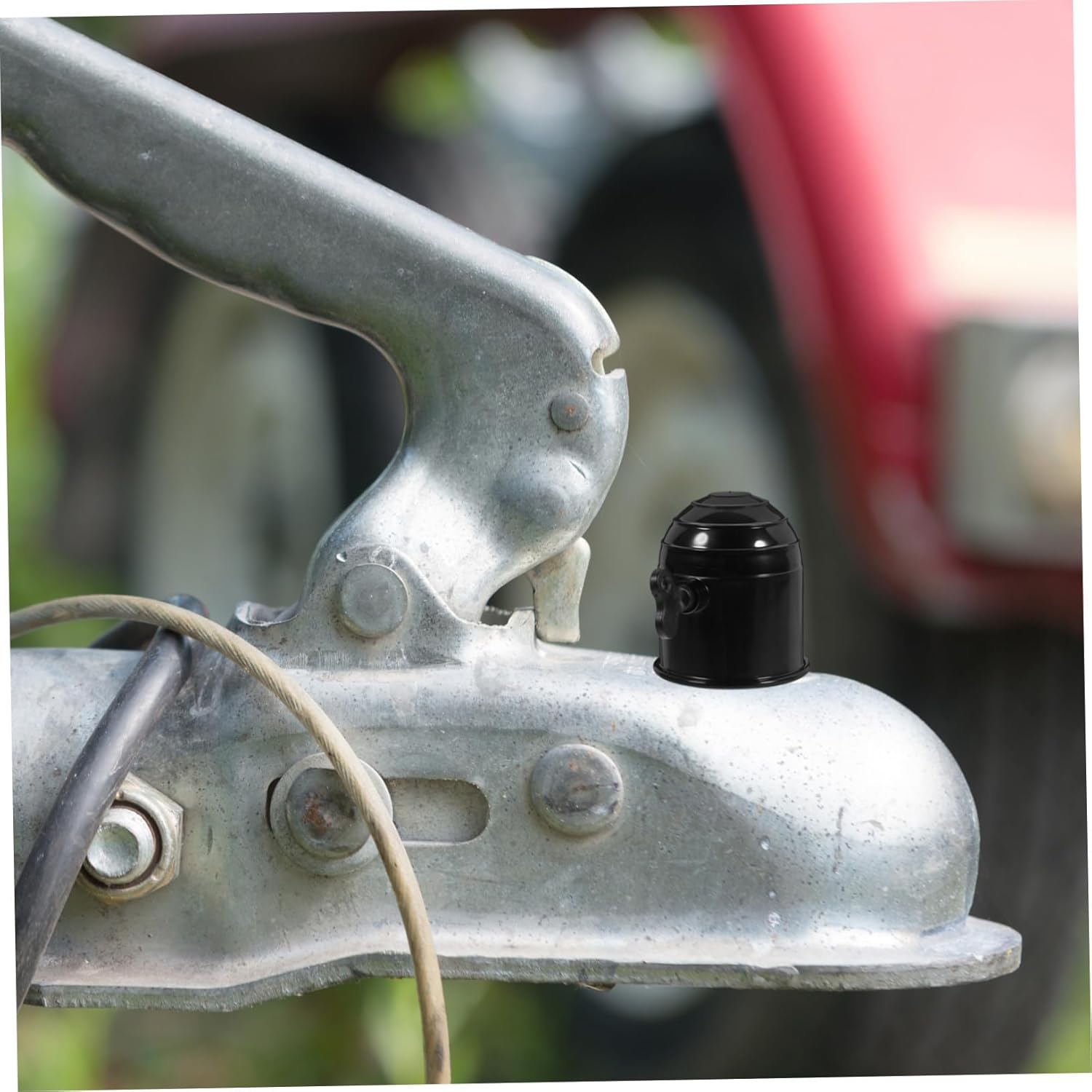 NOLITOY Towbar Protective Cap Trailer Hitch Ball Cover for Rv Trailer Hitch Accessories Spiral Knob for Camping Accessories