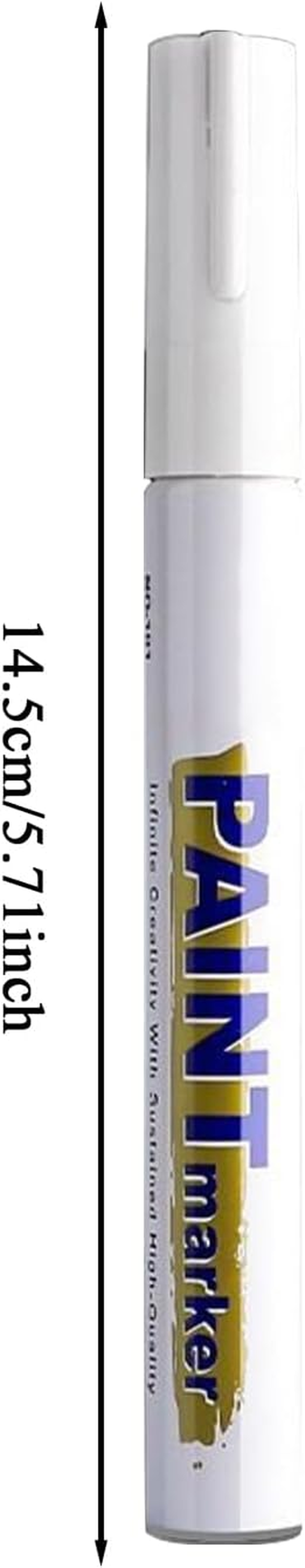 Car Touch up Paint Pen | Vehicle Swirl Removal Pencil - Waterproof Scratch Renew Pen for Buffing Rubbing Polishing Detailing Paint Correction Automotive Restoration - White image number 6