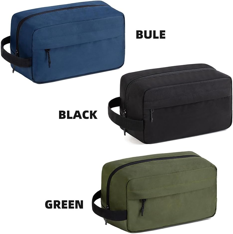 Travel Toiletry Bag Dopp Kit for Men - Large Toiletries Bag Water Resistant Hanging Dopp Kit Travel Bag for Toiletries Accessories,Wash Bags for Men,Makeup Bag,Cosmetic Bags image number 4