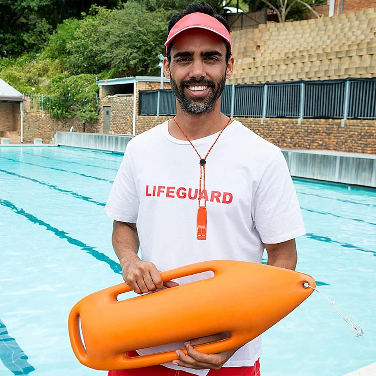 JZUNHN 4PCS Safety Survival Whistles, Super Loud Safety Whistle with Lanyard, Ideal for Kayaking, Boating, Swimming, Water Survival, Hiking, Camping, Climbing image number 6