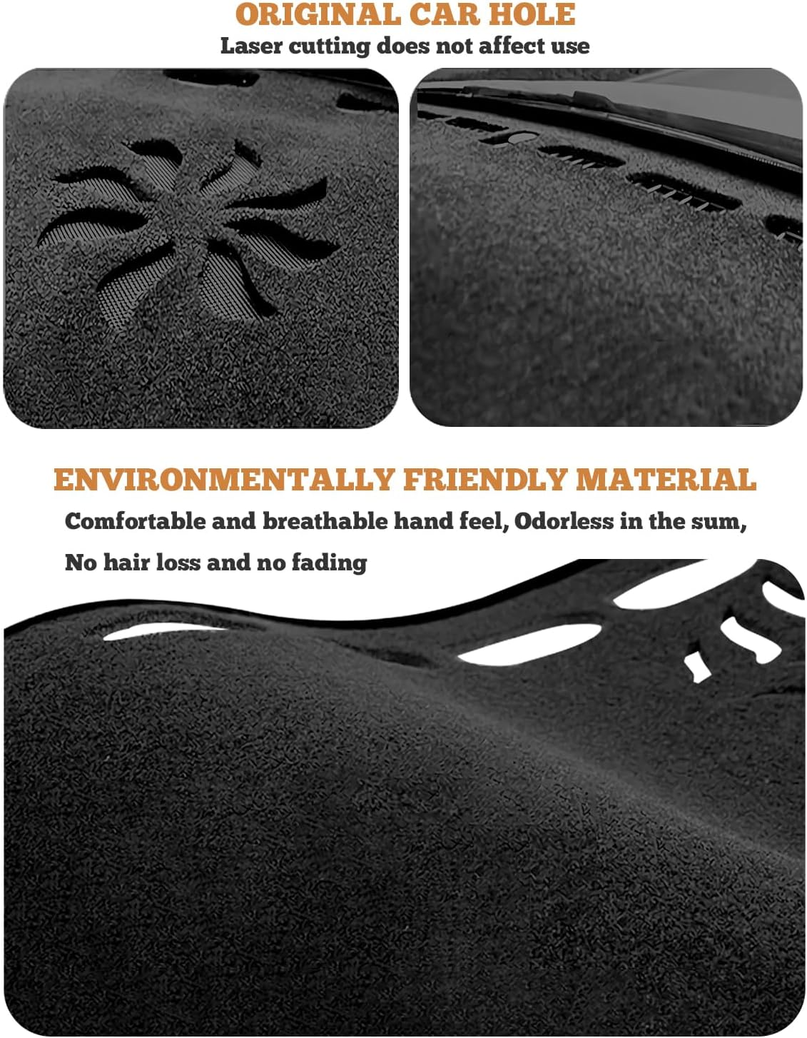 Dash Cover Mat for Jeep Grand Cherokee 2011-2019 2020 2021 Dashboard Cover Protector Interior Accessories Sunshade anti Glare Pad Mat Carpet (NOT for Jeep Cherokee & Grand Cherokee L) image number 5