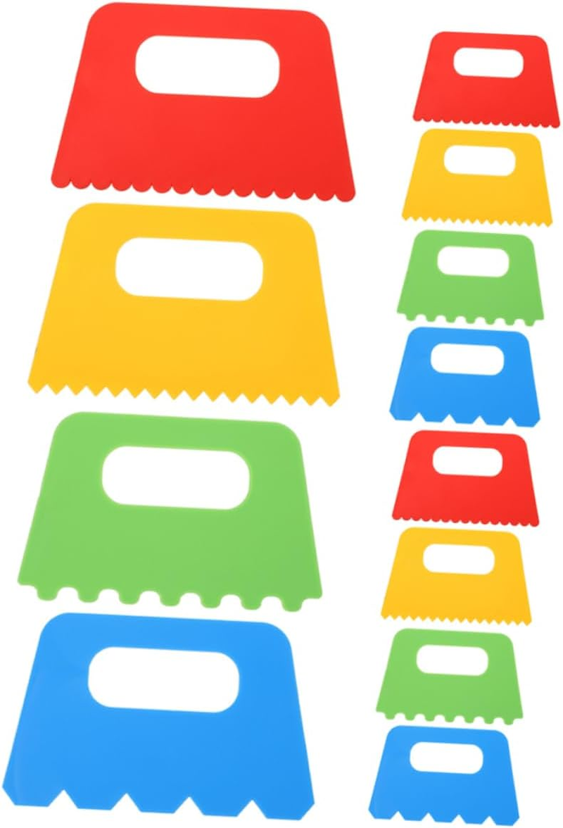 UPKOCH 12Pcs Painting Scraper Kit Plastic Scraper Tool for Boys and Girls Art Craft Boys and Girls Diy Painting Accessories Scraping Tool Kit for Drawing Arts Crafts