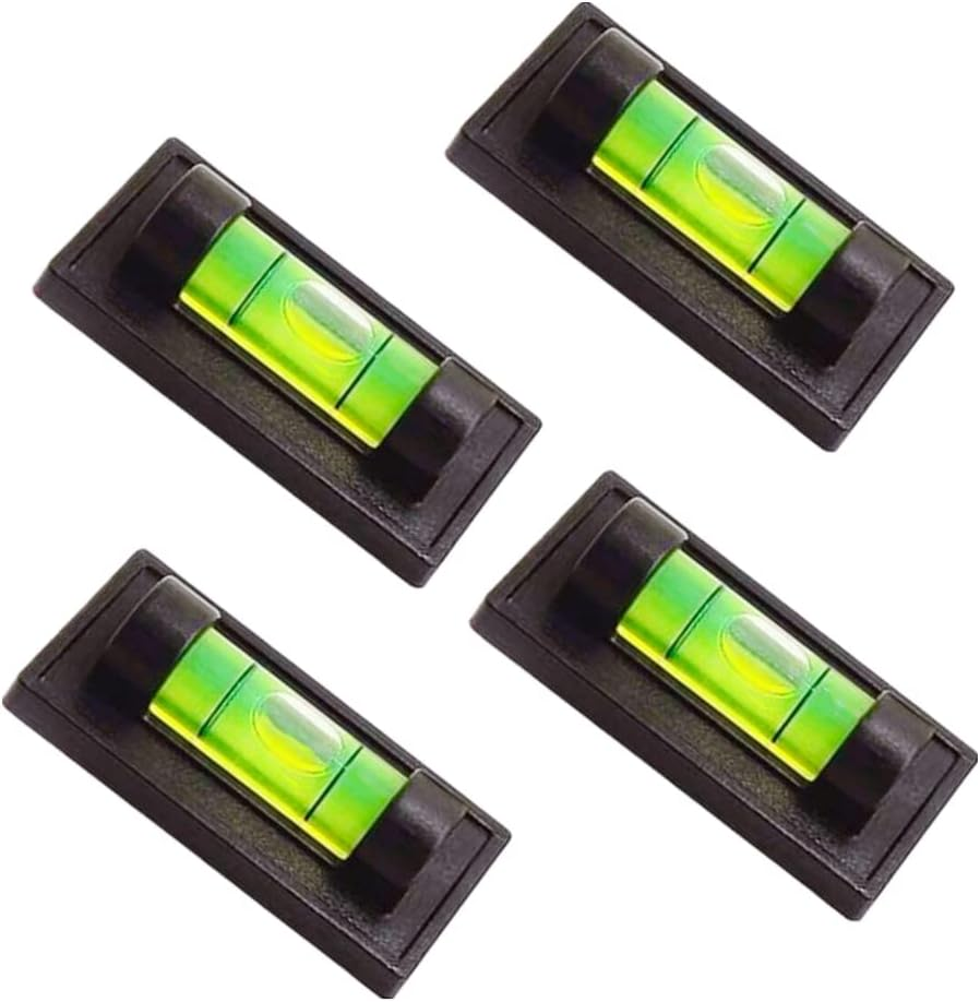 4Pcs Magnetic Bubble Spirit Level RV Standard Levels Magnet RV Levelers Tool for RV Camper, Travel Trailer, Motorhome, Tripod, Turntable, Phonograph (Set-A) image number 4