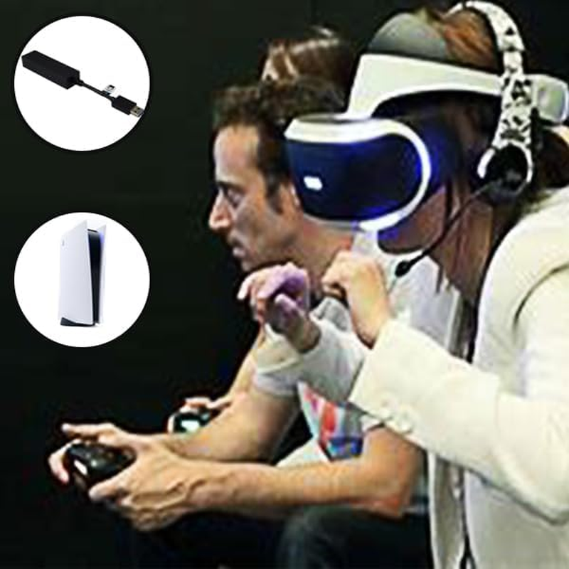 PS4 Camera Cable Adapter, 2 Pcs PS4 to PS5 Converter Cable Adapter USB3.0 VR Games Converter Connecting Cable for Playstation 5 Console image number 3