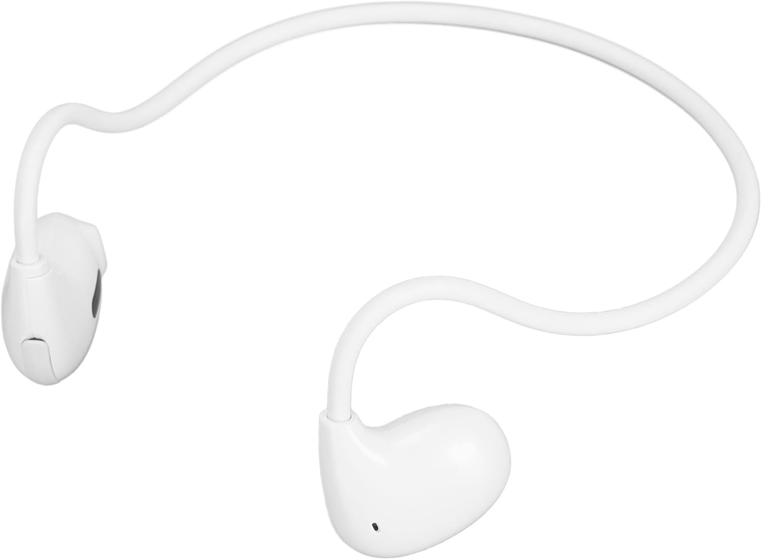 Air Conduction V5.3 EDR Headset, Sports Earphones with Open Ear Design, Ultra Light, 8H Playback, for Ios, for Exercise, Running, Cycling, Driving (White)