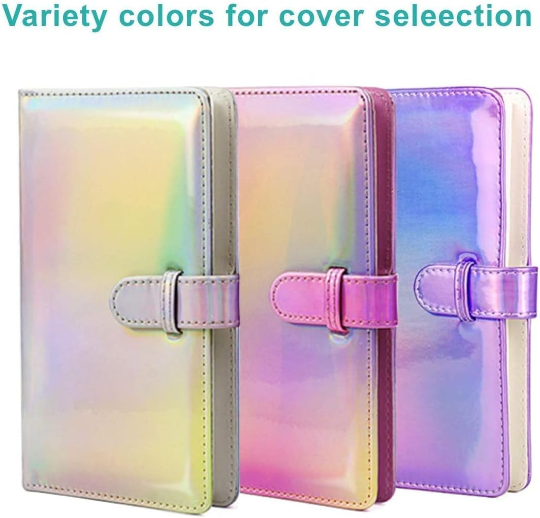 Polaroid Photo Albums, 96 Pockets PU Leather Mini Album Compatible with Fujifilm Instax Mini 7S 8 8+ 9 25 26 50S 70 90 Film, Polaroid PIC-300 Z2300 Film Instant Camera, Blue - Blue image number 3