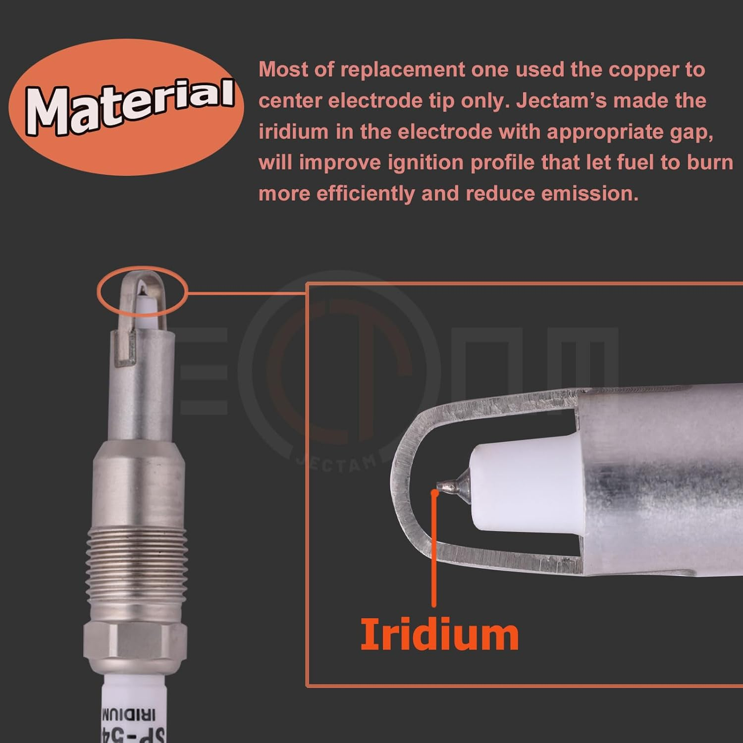 Iridium Spark Plug SP546 8 Pcs Compatible with 04-08 Ford 5.4L Expedition F-150 F-250 F-350 Super Duty Truck Navigator Mountaineer PZT14F PZT1F PZT2F PZT2FF4 image number 2