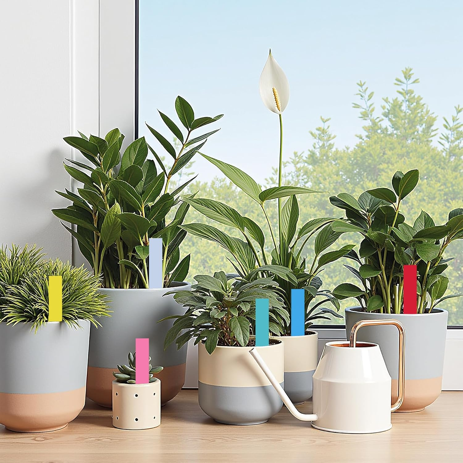 120Pcs 4 Inch Plant Labels, Durable PVC Weatherproof & Fade-Resistant Garden Markers for Outdoor Use, 6-Color Plant Tags for Vegetable Gardening, Nursery & Greenhouse for Gardeners & Plant Lovers image number 6