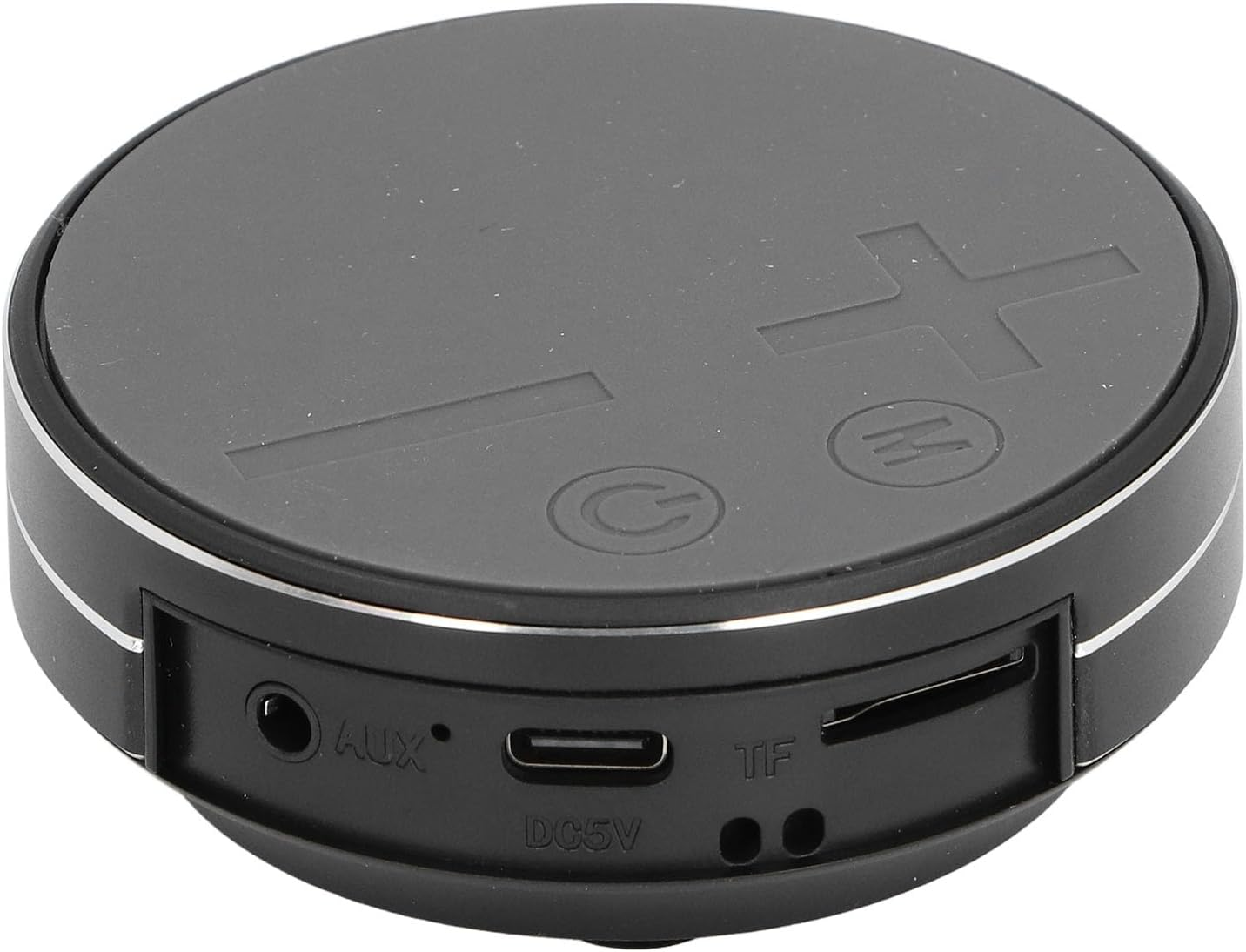 Bone Conduction Speaker, True Speakers Mini Portable Stereo Sound Portable Speaker Waterproof Music Player for Home Outdoor Travel, Suction Cup Base (Red)