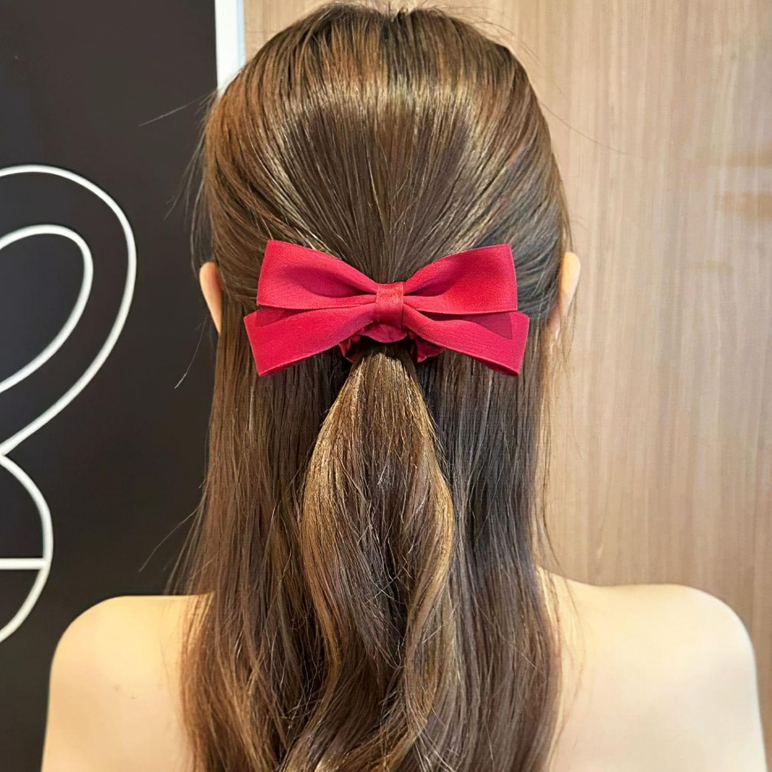 3 Pieces Bow Knot Hair Rope, Elastic Hair Rope, Simple and Versatile Hair Ring, Women'S Hair Accessories, Hairstyle Accessories. image number 5