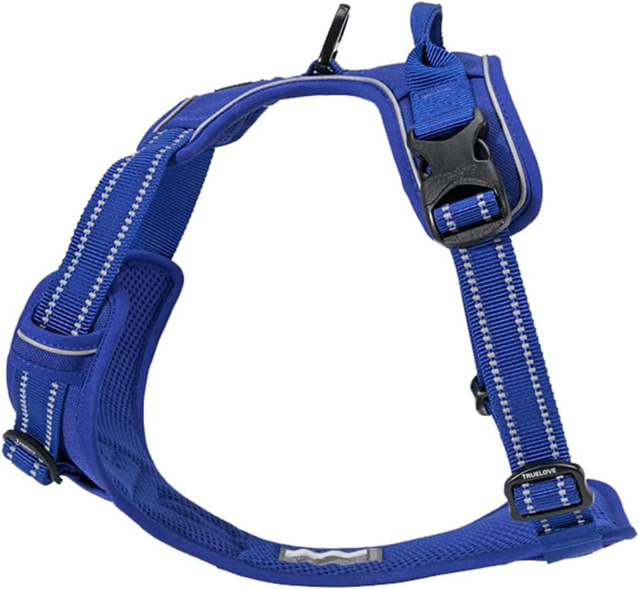 TRUE LOVE Adjustable No-Pull Dog Harness Reflective Pup Vest Harnesses Comfortable Control Brilliant Colors Truelove Tlh5651(Royal Blue,Xs) image number 3
