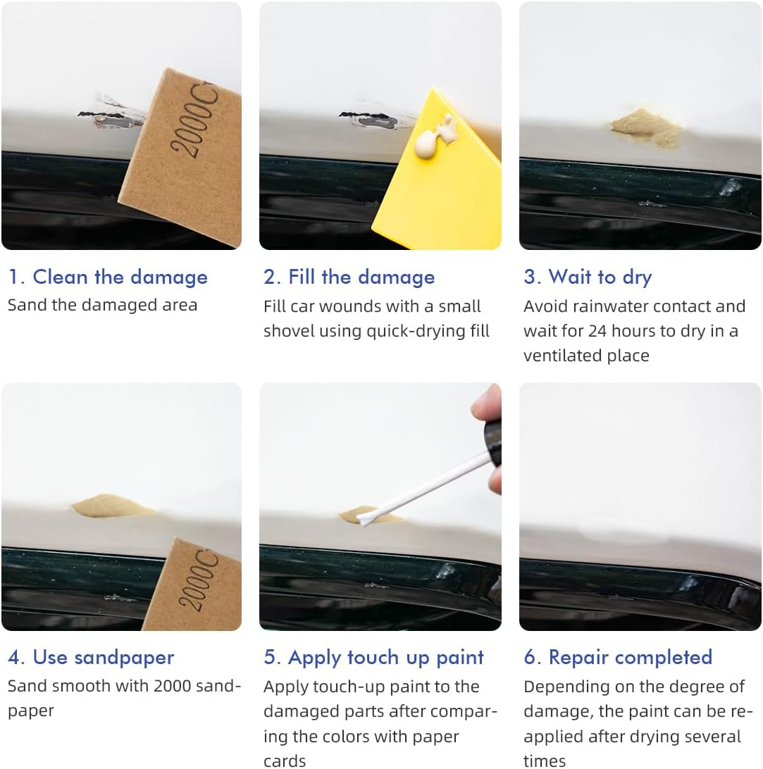 SAZ Horizon Blue Touch up Paint for Subaru, DIY Car Paint Scratch Repair Kit, Automotive Paint, Quick & Easy Fix Scratch Repair for Crosstrek/Forester image number 5