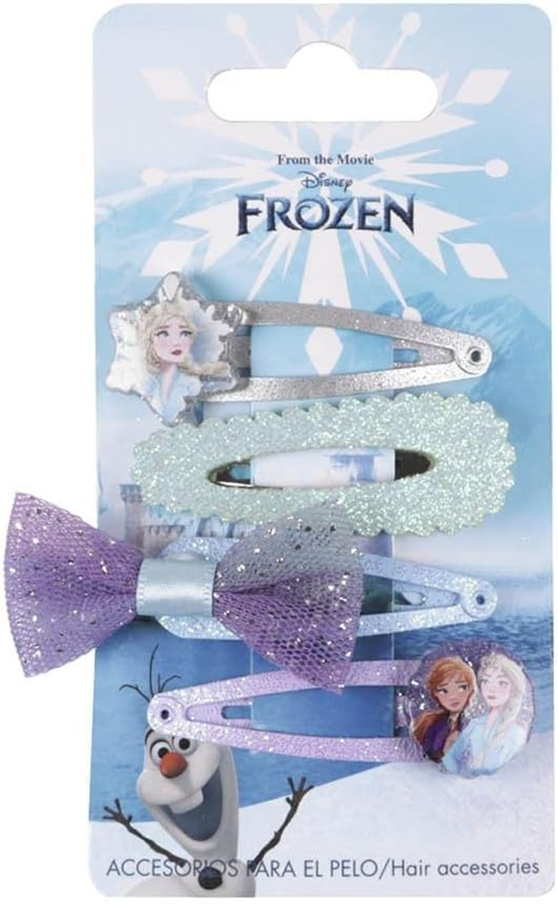 Accessories Pelo Clips 4 Pieces Frozen Blue image number 1