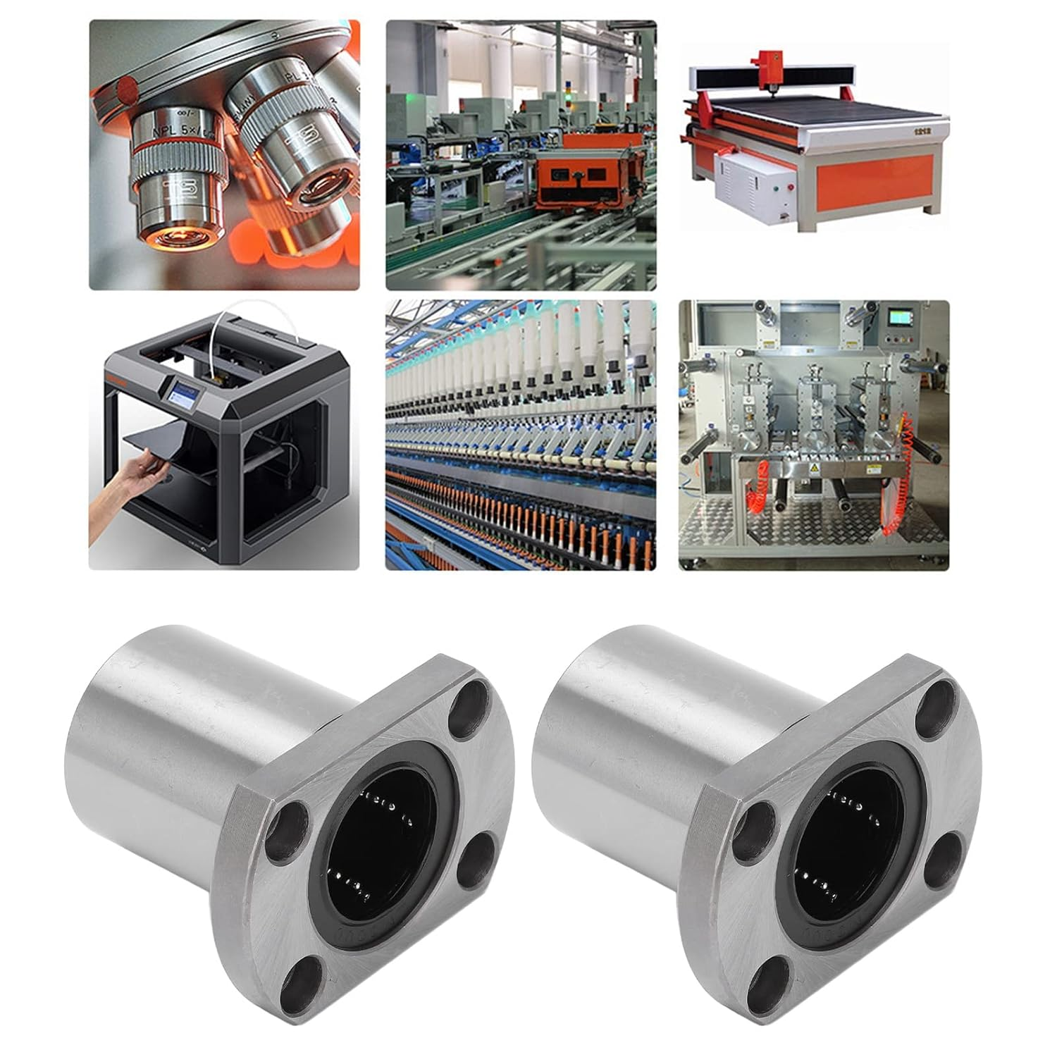 Linear Bearing Low Friction Rotation Smooth Motion Point Steel Wide Application