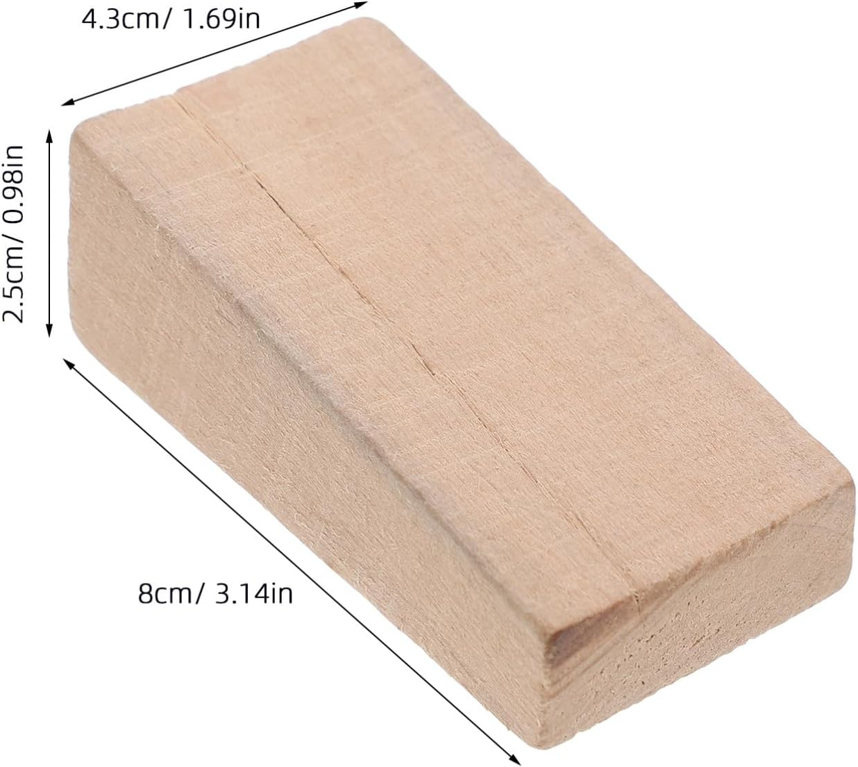 SEWOART 10Pcs Wooden Wedge for Axe Handle Garden Hoe Handle Repair Garden Tool Replacement Parts for Outdoor Gardening Tools image number 1