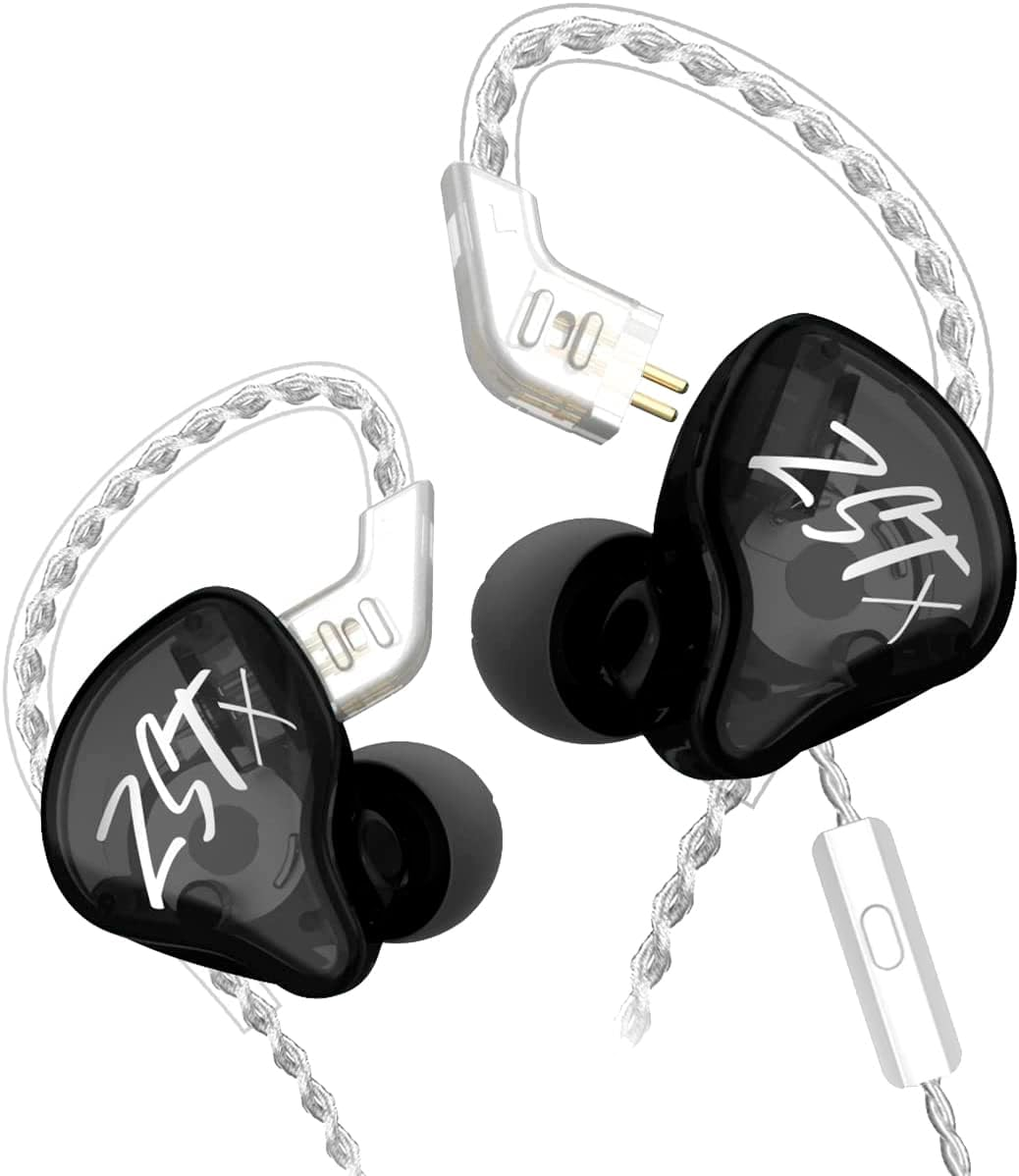 KZ ZST X Earbuds with Microphone Cyan image number 3