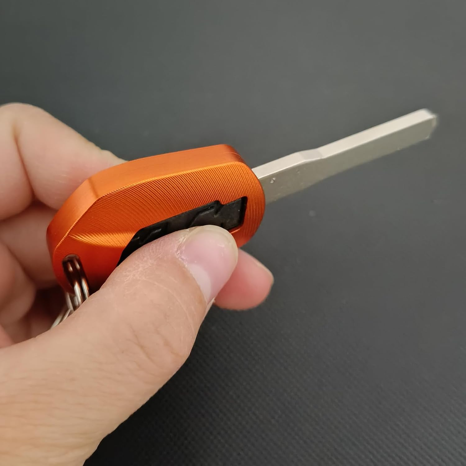 Fullibars Motorcycle Key Cover Compatible with KTM Duke 125/200/250/390/690,RC 125/200/250/390 ADV Aluminum Key Holder Key Chains image number 2