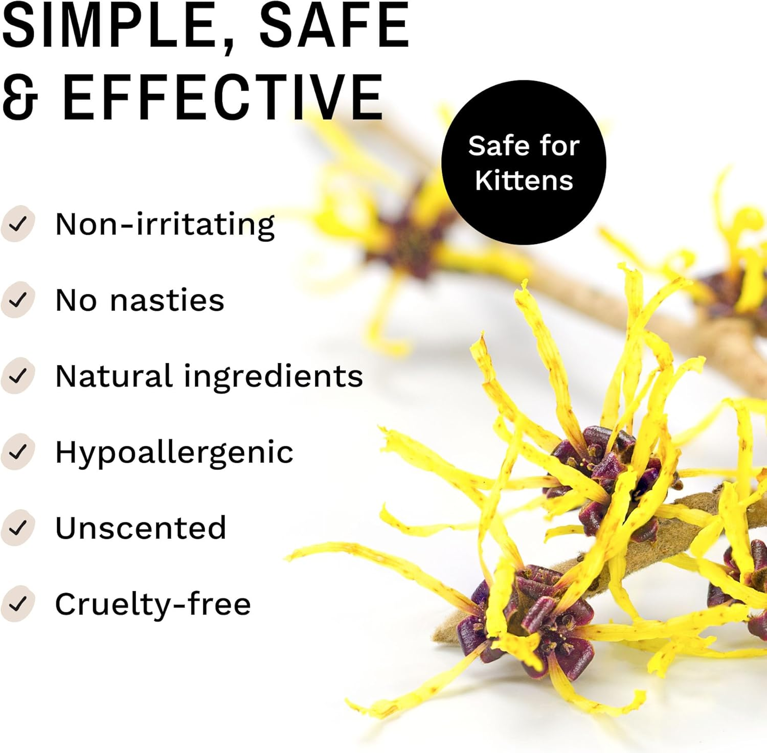 Eye Envy Tear Stain Wipes for Cats | Textured to Gently Clean, Treats the Cause of Staining | 100% Natural Formula | Recommended by Persian & Exotic Breeders, Vets, Groomers | 60 Ct image number 2