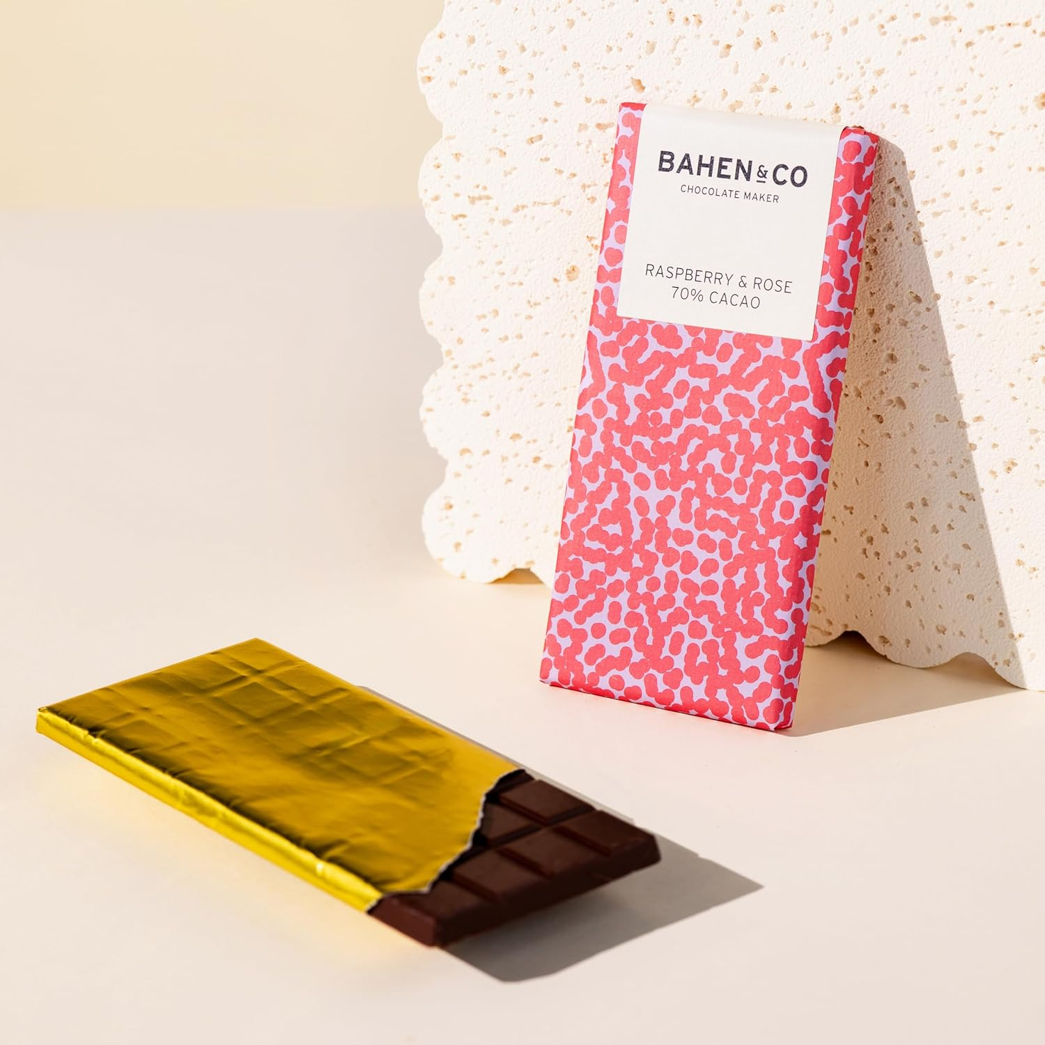 Ros&eacute; Gift Hamper | Rosy Rebecca Gift Box by Good Day People | Gourmet Gift with Bahen & Co. Raspberry Chocolate, Travel Candle, Fluffe Fairy Floss & Premium Ros&eacute; Wine &ndash; Great as Birthday Gifts, Pamper Gift for Her, Thank You Gifts, Anniversaries & Celebrations image number 1