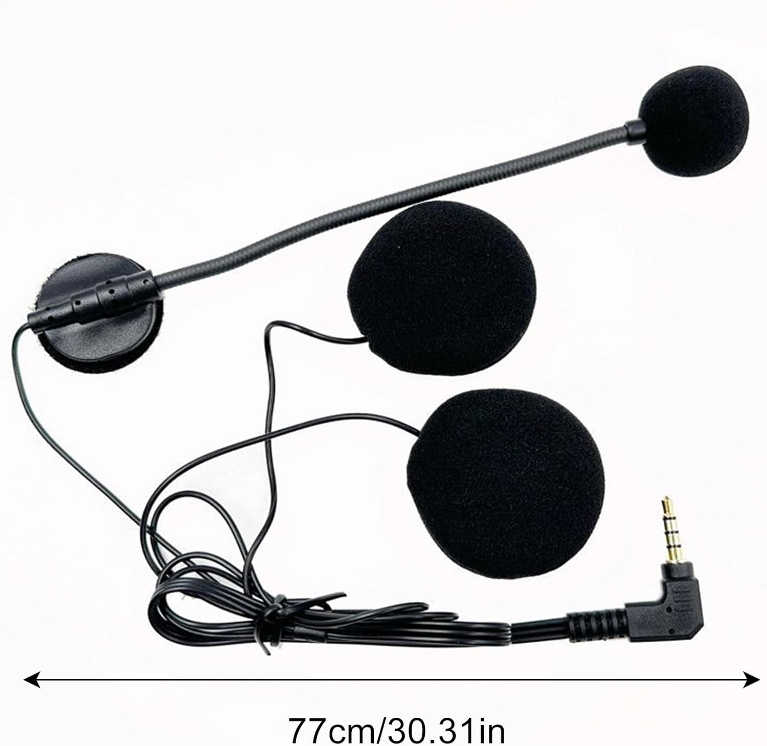 Motorcycle Helmet Headset, Motorcycle Helmet Speakers, Earbuds Intercom Modular High-Definition Audio for Riding Racing Street Riding Adventure Touring Powersports Dirtbike image number 1