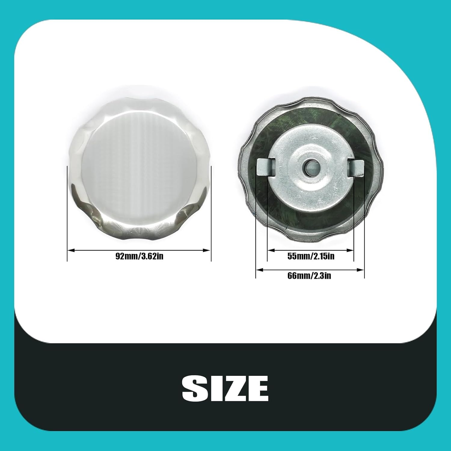 Gas Fuel Cap 0G84300105 Replacement for Generator 0H0775 0H1325A GP5500 GP2600 & Harbor Freight Predator 4000W 212CC 6.5HP 68729 6500W 420CC 13HP 63082 63083 Generator image number 3