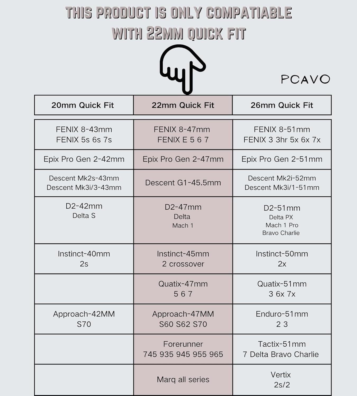 Quickfit 22Mm Watch Band for Garmin Fenix 5/6/7 Forerunner 935 745 965 955, Soft Silicone Replacement Sport Strap for Garmin Descent G1 Quatix 5/6/7 47Mm image number 1