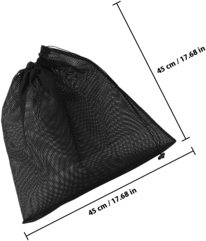 4Pcs Large Pump Filter Bags with Drawstring Mesh Barrier Pouch for Swimming Pool Pumps High Capacity for Aquariums and Fish Tanks image number 2