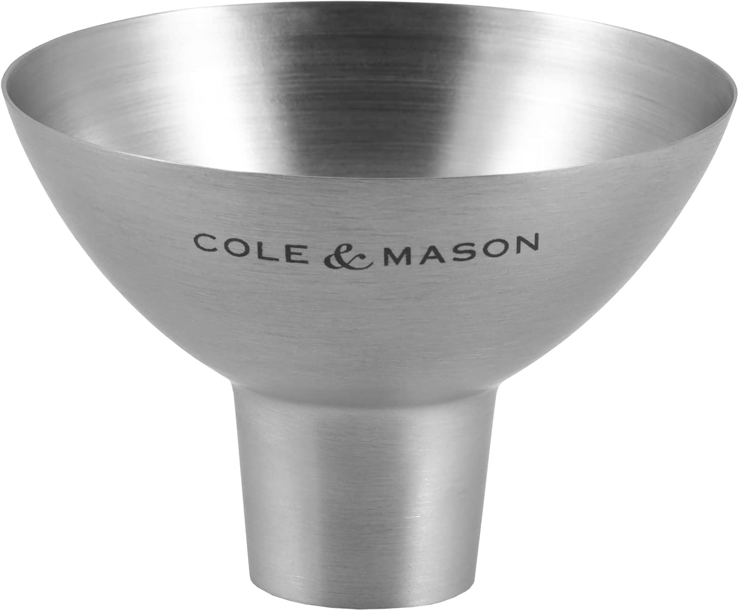 Cole & Mason Dover Stainless Steel Funnel - Effortless and Spill-Free Refilling of Salt & Pepper Mills, Spice Shakers, Oil or Vinegar Containers | Stainless Steel | Dishwasher Safe | 2-Year Warranty image number 6