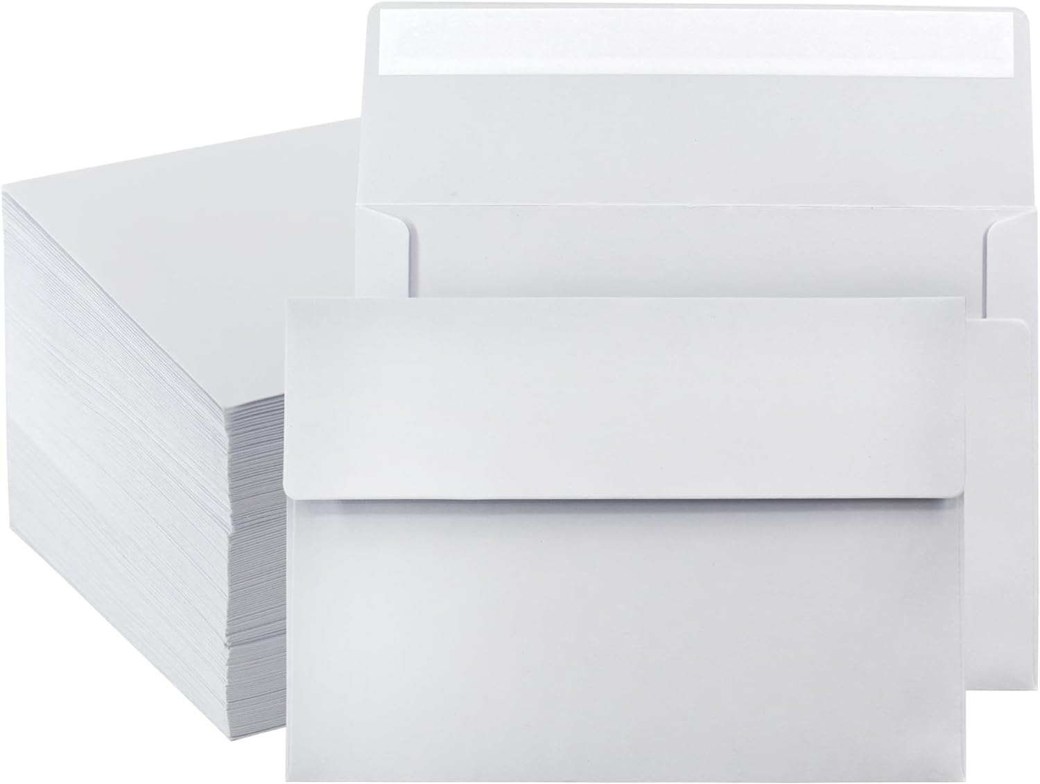 VANRA 150 Pack A7 Invitation Envelopes for 5X7 Greeting Cards Self Seal A7 White Envelopes Bulk Gummed Flap for Wedding Invitations