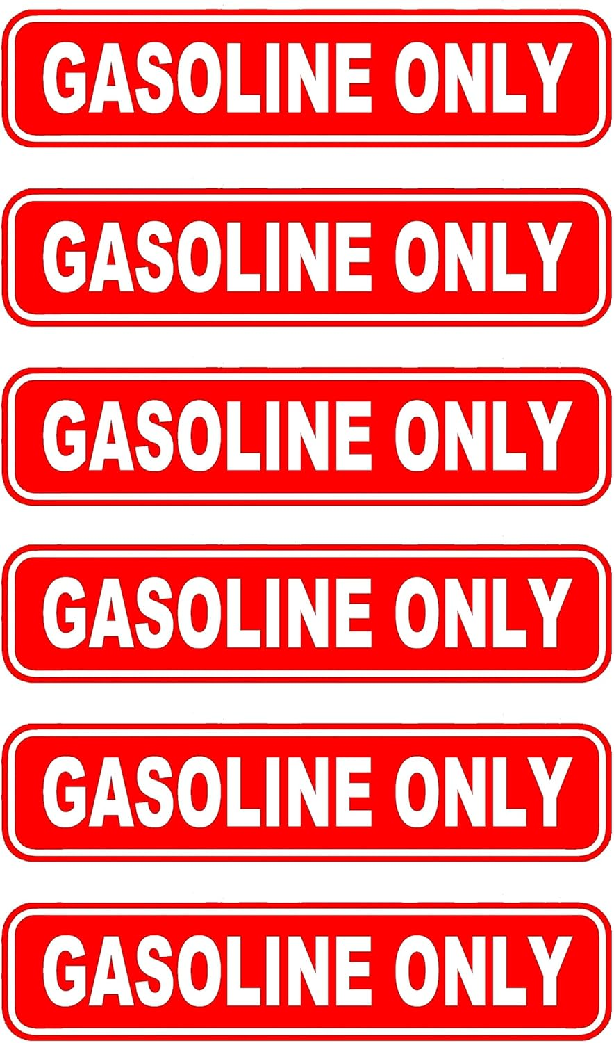 Diesel Only Sign Sticker Safety Label Vinyl Decal Oil Gas Fuel Tank Suitable for Cars, Trucks, Tractors 5Inch 6Pcs (Green)