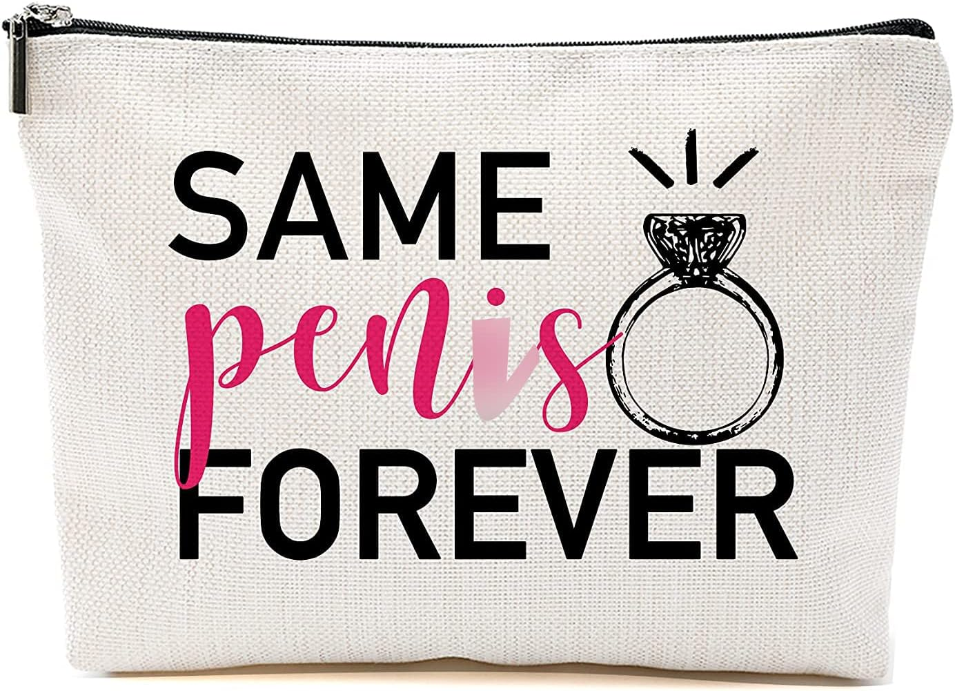 Fun Bridal Shower and Engagement Gifts for Bride - Bachelorette Party Makeup Travel Case and Bag image number 1