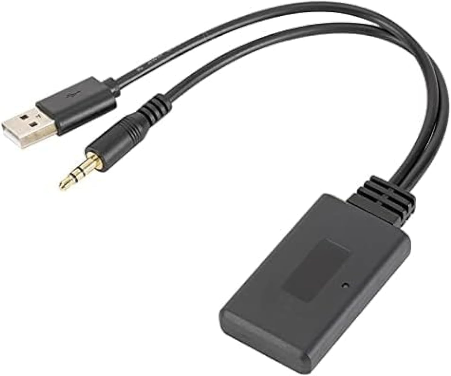 Bluetooth Audio Adapter Auto Aux 3.5Mm Car USB Receiver Cable for Speaker Music image number 4