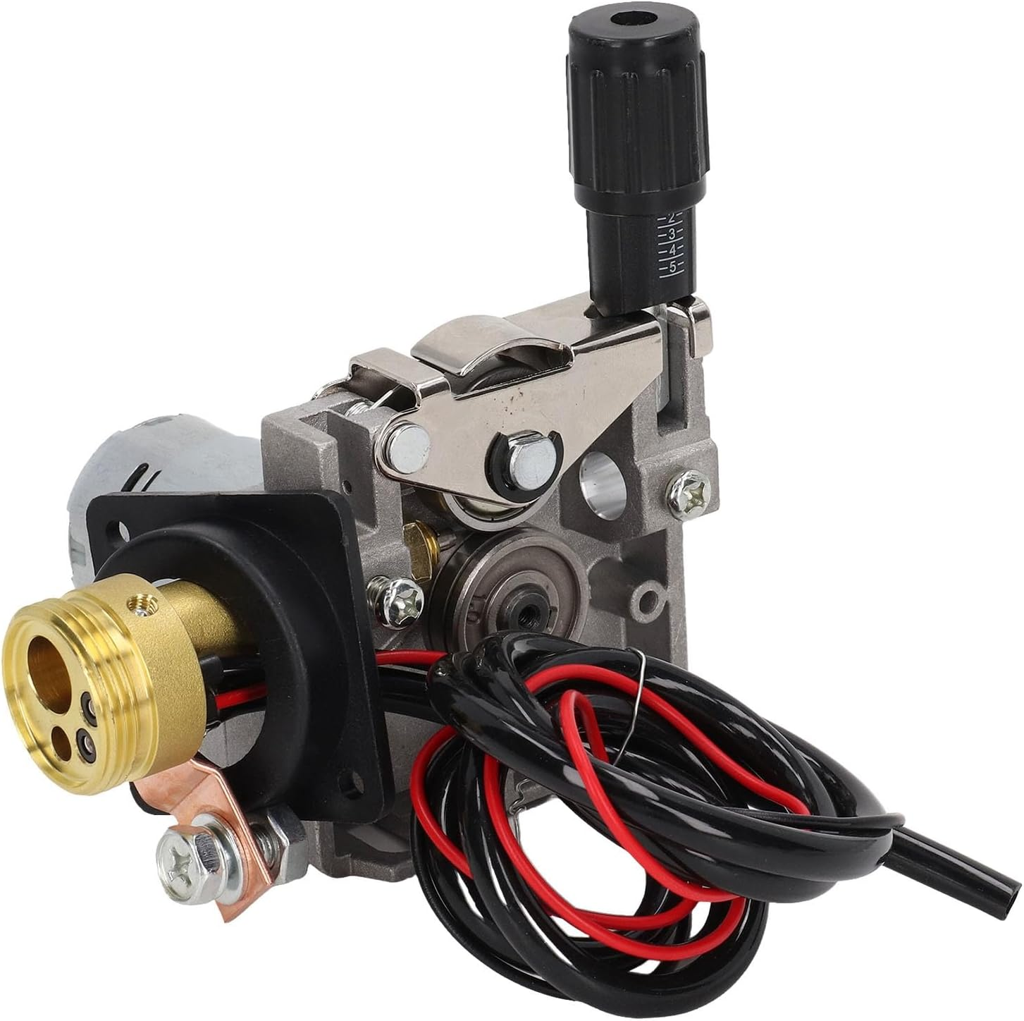 Focket MIG Welder Roll Wire Feed Motor, Compact Size Aluminum Material with Flux Core Wire Automatic Feed for MIG MAG Welder Welding Equipment image number 3