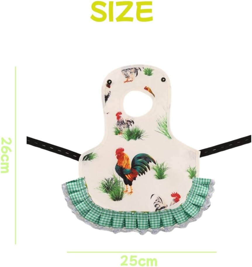 3 Pack Chicken Saddle for Hens,Chicken Saddles with Adjustable Elastic Shoulder Straps,Chicken Jacket Straps,Protection Chicken Aprons for Hens,Comfortable,Breathable,Easy to Clean,Hen Care Supplies image number 5