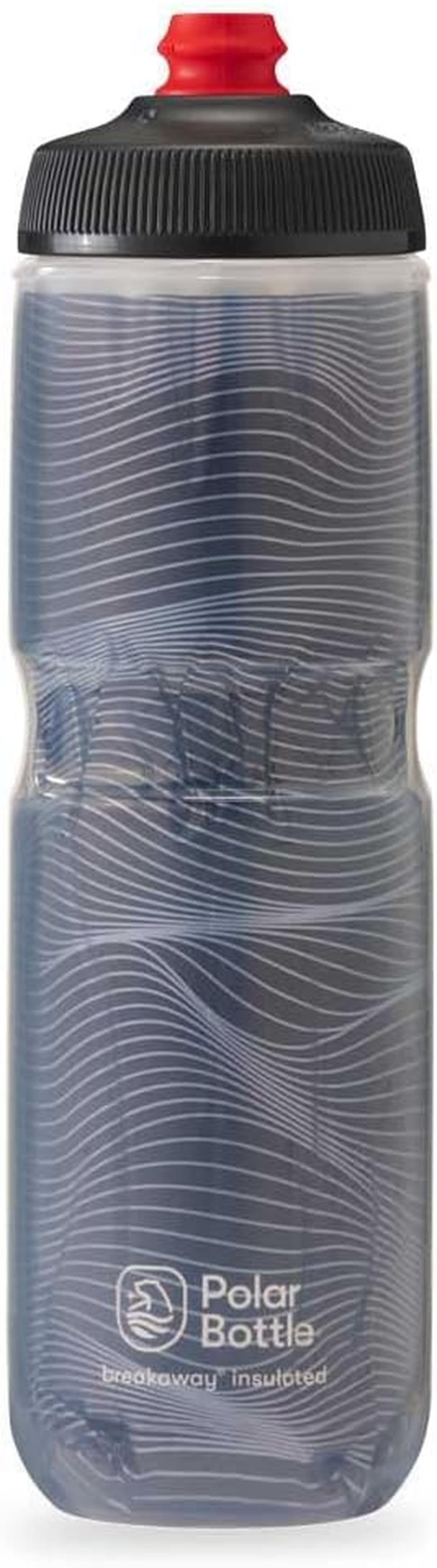 Polar Bottle Breakaway Insulated Water Bottle - BPA Free, Cycling & Sports Squeeze Bottle (Jersey Knit - Highlighter, 20 Oz) image number 3