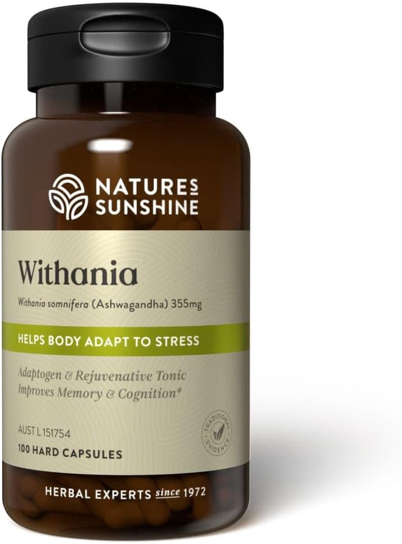 Nature'S Sunshine Withania (Ashwagandha) 100 Capsules image number 1
