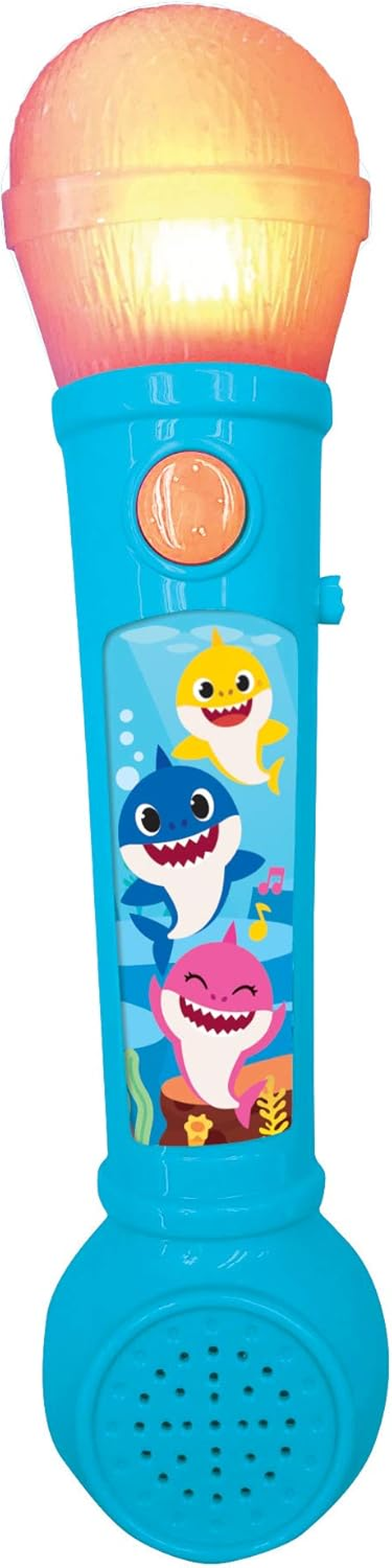 Lexibook Baby Shark Lighting Microphone with Melodies and Sound Effects image number 2