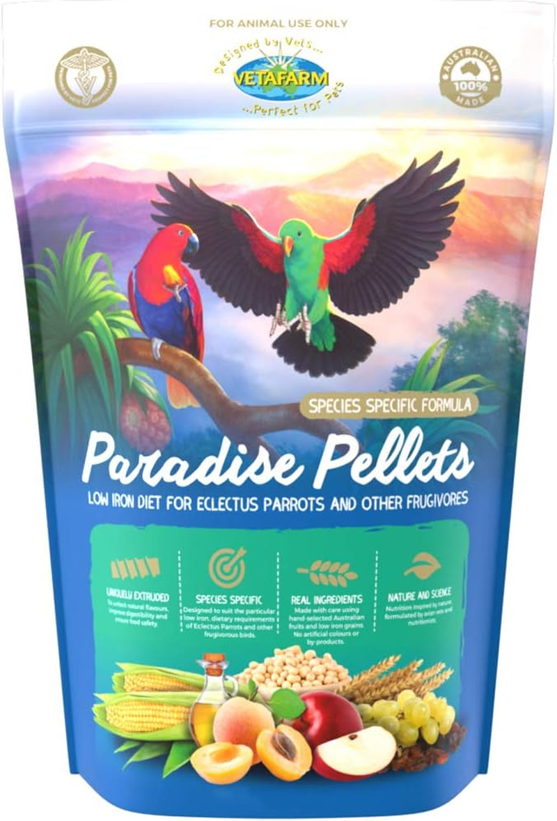 Vetafarm Paradise Pellets, 10 Kilograms